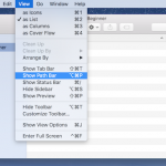 Finder view option for pathbar